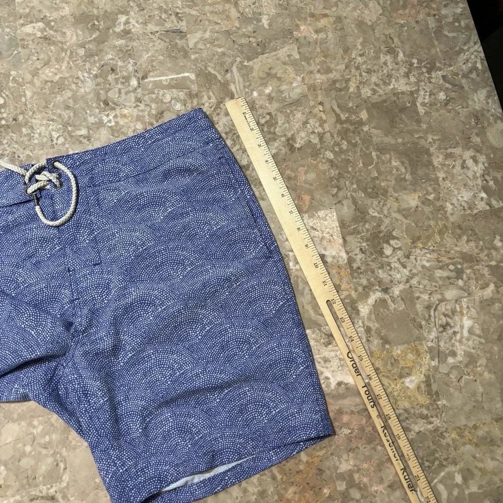 Faherty Classic Board Shorts Mens 32 Blue 7